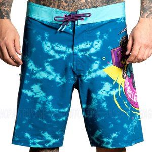 Sullen Art Collective Floater SCM5294 New Tattoo Graphic Board Shorts for Men